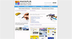 Desktop Screenshot of mayapurdesign.com